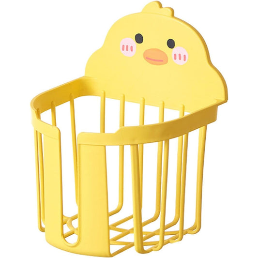 Cutie de Depozitare, selexmo, din Plastic, Montare pe Perete, Model Ratusca, 17.5x13.5x12 cm, Galben