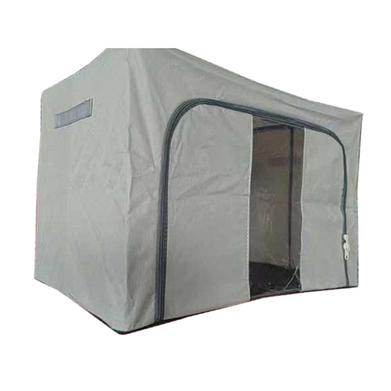 Cutie de depozitare Pliabila, selexmo, Cadru Metalic, cu fermoar, 100 L, material Textil, 60 x 42 x 40 cm, suport de baza din plastic stabil, Gri deschis