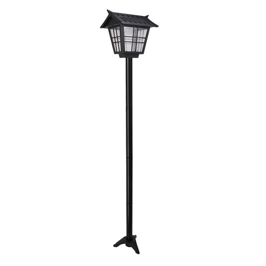 Lampa solara de tip stalp pentru gradina, Selexmo, Alb Rece