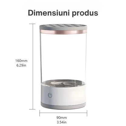 Dispozitiv Portabil pentru Curățarea Pensulelor de Machiaj - USB, 7000RPM, Vibrații Sonice
