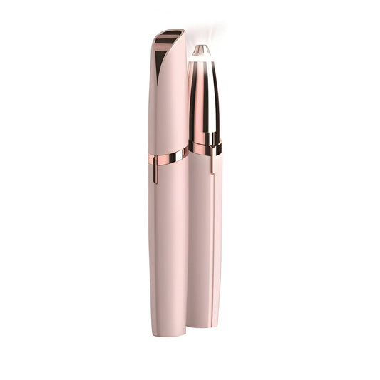 Epilator de Sprancene, Aparat de Tuns Facial sub Forma de Creion, Portabil, Alimentare cu Baterii