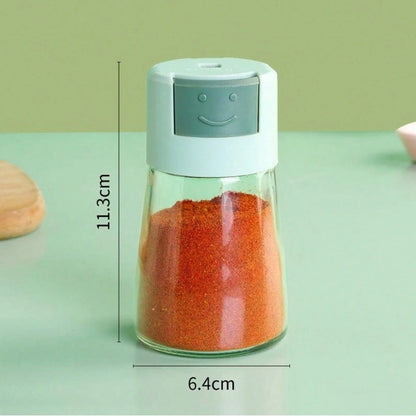 Dozator Condimente, selexmo, din Stilca, 180 ml, Rezistenta la Umidiate, 11.3 x 6.4 cm, Masura 5g, Verde