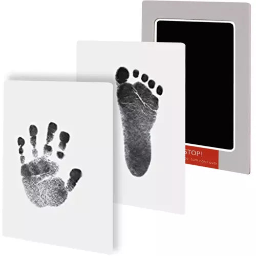 Kit amprenta cu tus pentru maini si picioare bebelusi