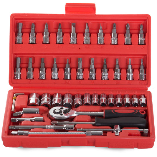Set de Scule 46 Piese - Chrome Vanadium