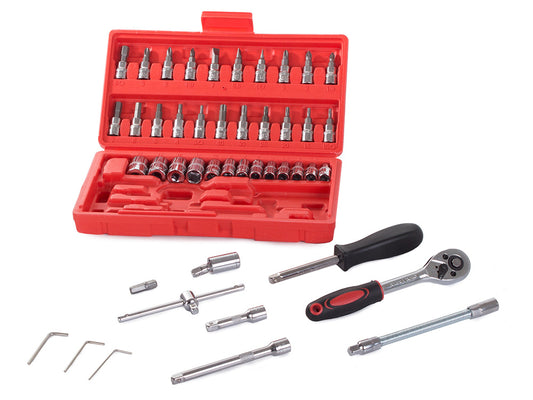 Set de Scule 46 Piese - Chrome Vanadium