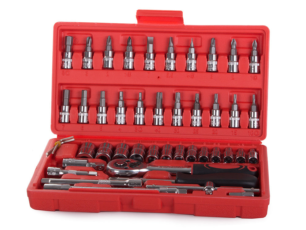 Set de Scule 46 Piese - Chrome Vanadium