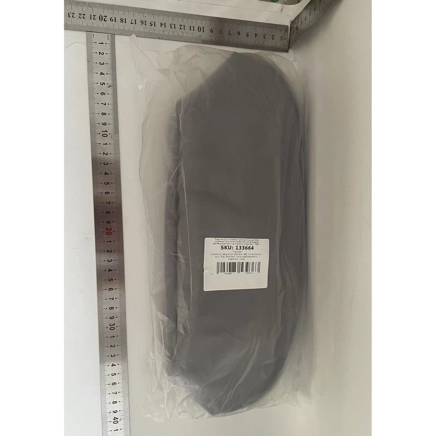 Geanta De Depozitare, selexmo 3 In 1, Portabila, Pentru Lenjerie, Sutiene Si Sosete, Multi-Functionala, Pentru Bagaj, Calatorii Si Afaceri, 23 x 13 x 13, Gri