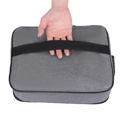 Geanta selexmo pentru Depozitare Acte si Documente, Facturi, Carduri, cu Cod de Securitate, 2 Compartimente, Impermeabila, 37 x 10.5 x 27 cm, Gri
