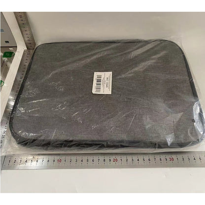 Geanta selexmo pentru Depozitare Acte si Documente, Facturi, Carduri, cu Cod de Securitate, 3 Compartimente, Impermeabila, 37 x 10.5 x 27 cm, Gri
