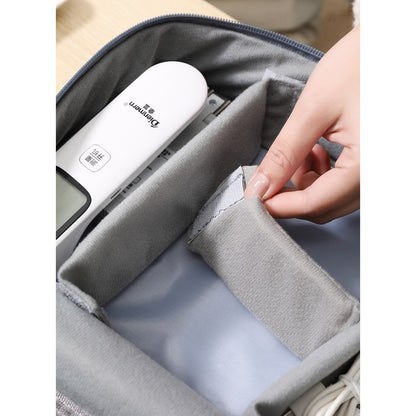 Geanta Organizatoare selexmo, Pentru Cabluri si Accesorii, Portabila, Impermeabila, 24,5 x 18 x10cm, Gri