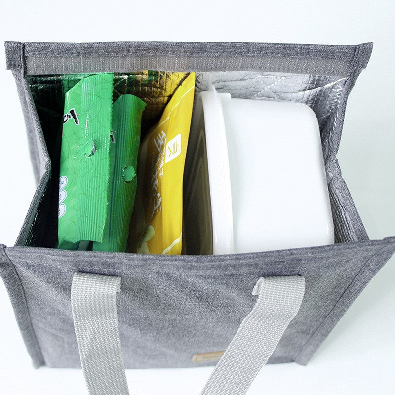 1 + 1 GRATIS Geanta Termoizolanta , pentru Mancare, Picnic, Model Spatios, 25.5x22.5x13cm