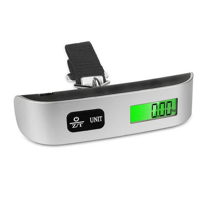 Cantar Digital de Mana cu Carlig, Cantar Portabil, Pescuit, cu Maner, Capacitate 50 kg, cu Metru Incorporat