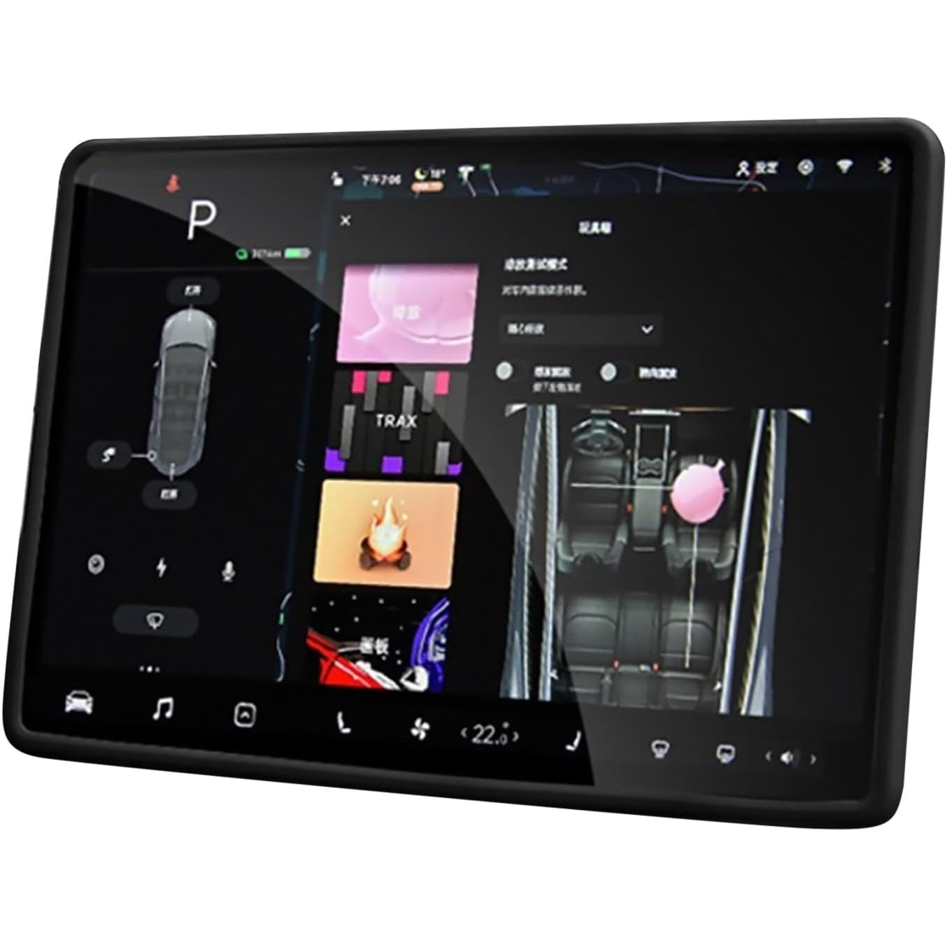 Husa de Protectie Margini Ecran Frontal Tesla, Compatibil cu Tesla Model 3/Y, din TPE