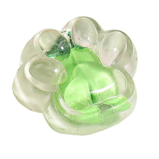 Jucarie Antistres Squishy, selexmo, Labuta de Pisica Pufoasa, cu Revenire Lenta, 7 x 6.5 cm, Model Legume, Multicolor