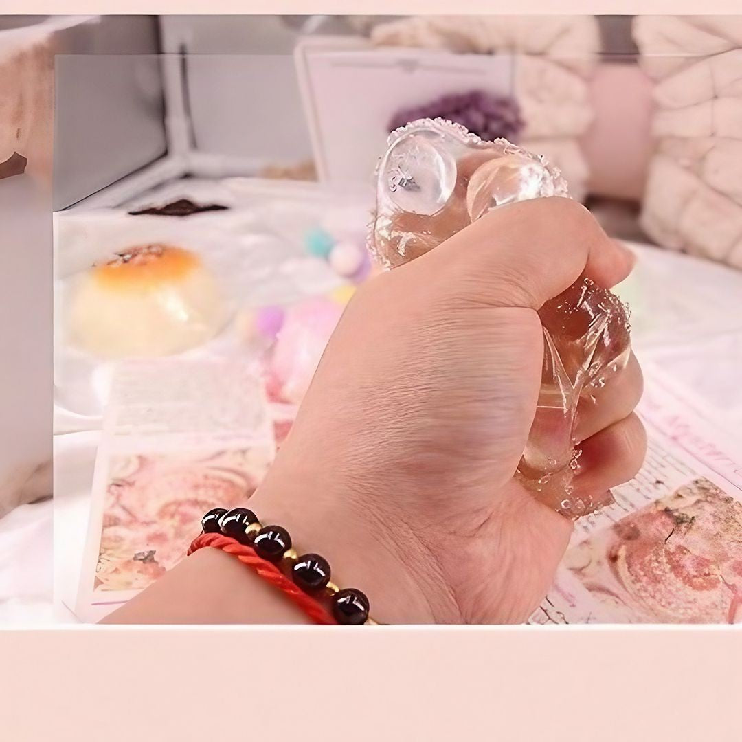 Jucarie Antistres Squishy, selexmo, cu Revenire Lenta, Squeeze Pinch, Family Model Animalute, Ambalaj Transparent