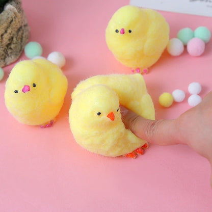 Jucarie Antistres Squishy, selexmo, cu Revenire Lenta, Model Puisor, Ambalaj Transparent, Galben