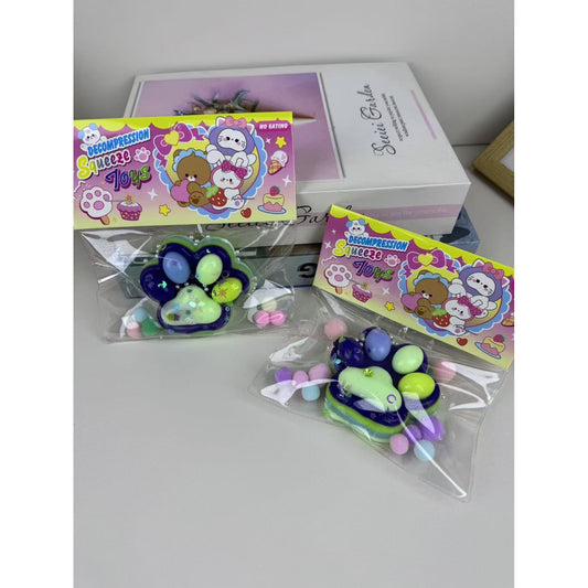 Jucarie Antistres Squishy, selexmo, cu Revenire Lenta, Modele diverse, 220g, 12.5 x 10.5 cm Squeeze Pinch Family, Ambalaj Transparent