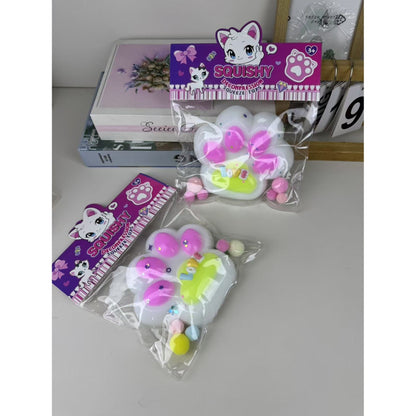 Jucarie Antistres Squishy, selexmo, cu Revenire Lenta, Modele diverse, 220g, 12.5 x 10.5 cm Squeeze Pinch Family, Ambalaj Transparent