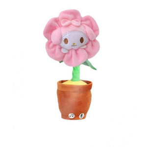 JUCARIE DE PLUS INTERACTIVA, CU ACUMULATOR SI CABLU USB, 120 CANTECE, MODEL PISICUTA VORBITOARE SI DANSATOARE, 33 X 12 CM FUNCTIE DE IMITARE SI INREGISTRARE, MULTICOLOR