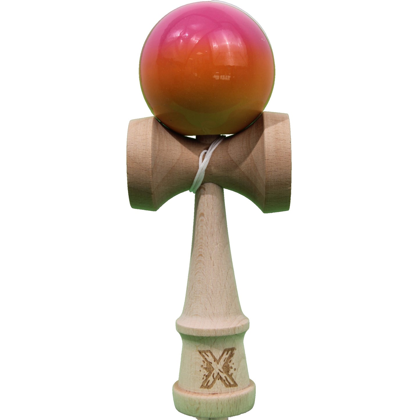 Jucarie Kendama X Originala, Profesionala, Selexmo, Super Sticky din Lemn, 18 cm,Diverse