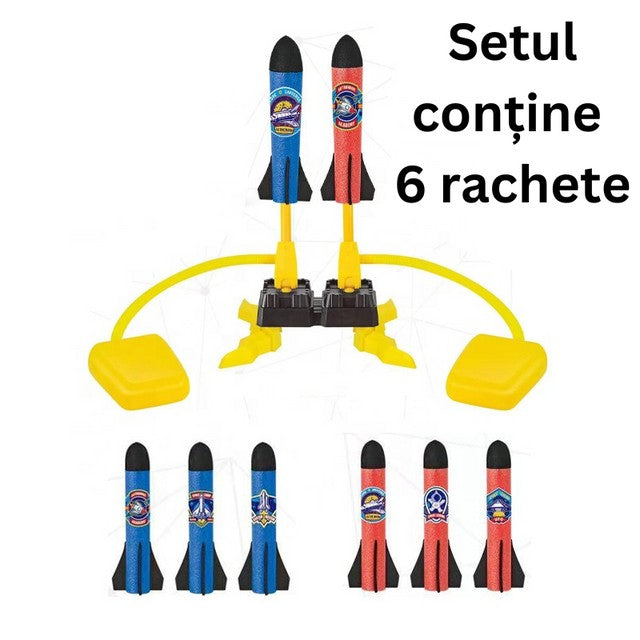 JUCARIE PENTRU COPII, LANSATOR RACHETE CU PICIORUL