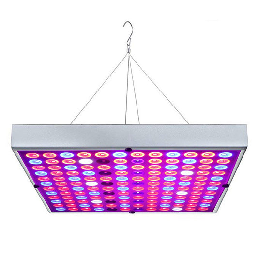 Lampa LED 15W Selexmo, pentru cresterea plantelor in interior, material ABS, cu agatatoare, 25 x 25 cm, multicolor