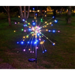 Lampa Solara, Decor Gradina, Model Fireworks/Artificii, din Sarma de Cupru, 120 LED-uri, 55W, 90 cm