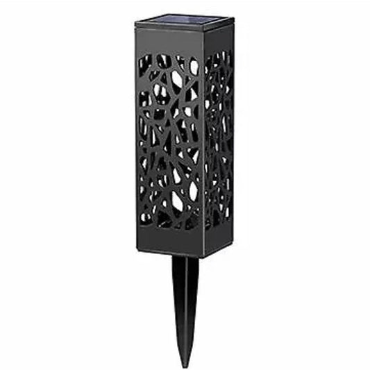 Lampa solara LED Selexmo, tip felinar, pentru gradina, inaltime 28.5 cm, putere 0.2W, 1.2V, 600mAh, alb cald