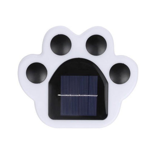 Lampa solara LED, Tip laba de urs, pentru gazon sau gradina, Rezistenta la apa, Selexmo, Alb rece