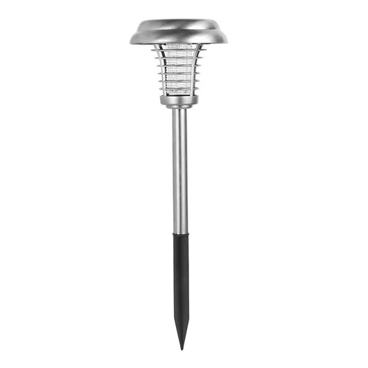 Lampa solara tip torta Selexmo, anti-insecte, tantari, UV, LED, 1.2V, IP65, 1 LED, material ABS, 48 x 14 cm, gri