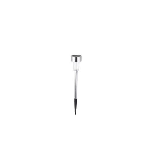 Lampa solara Led decorativa pentru gradina, Argintie, Selexmo, Lumina Alb Cald
