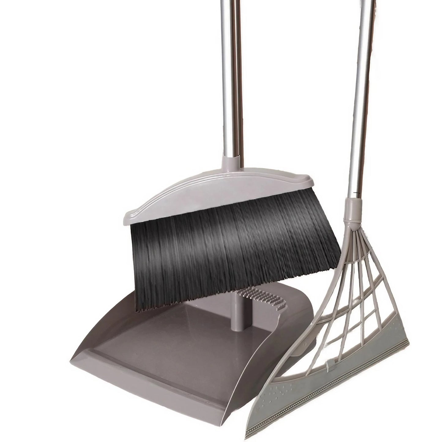 Set matura, faras cu coada si matura silicon, selexmo, Pentru uz casnic, Plastic/Otel, Gri, 90 x 72 x 100 cm