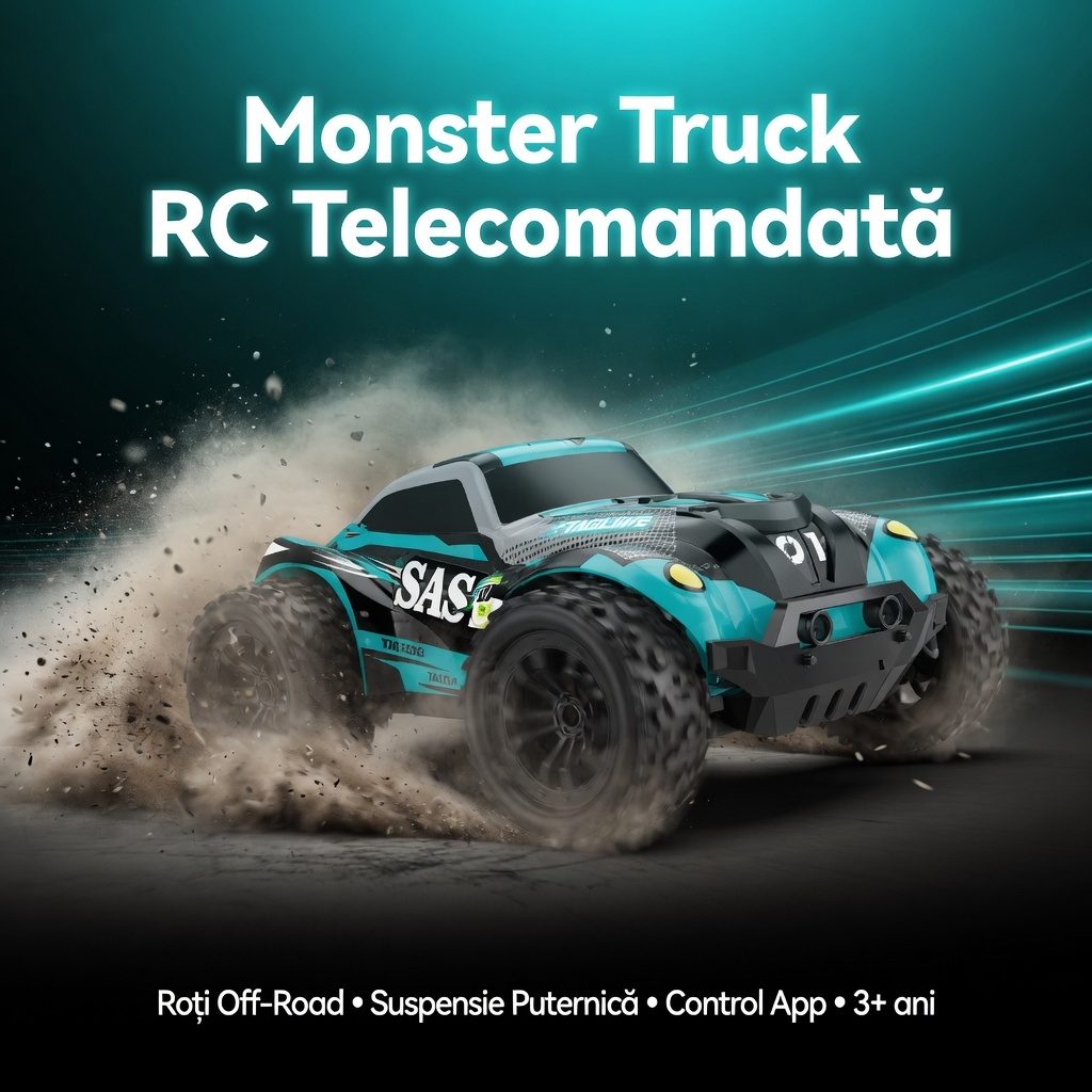 Masina Off Road 4x4 Cu Telecomanda