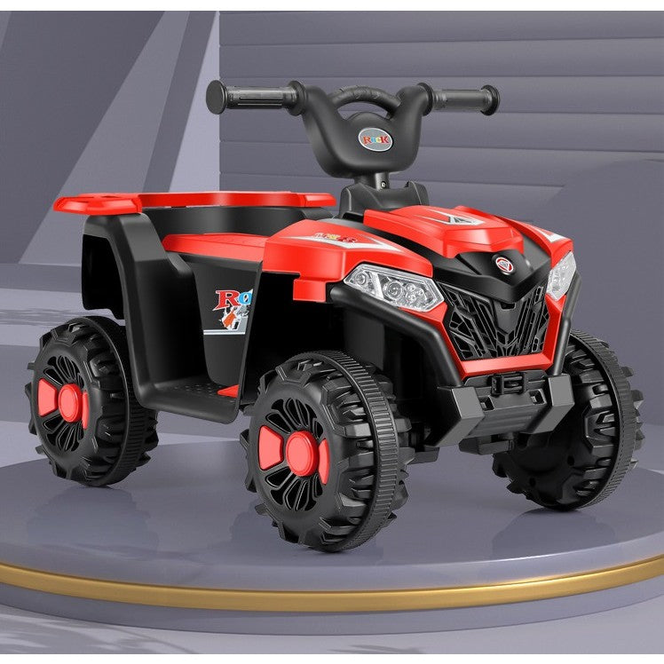 ATV Electric pentru Copii, 4 Roți, Sistem Anti-Răsturnare, Lumini și Sunet, 2-5 Ani, Roșu