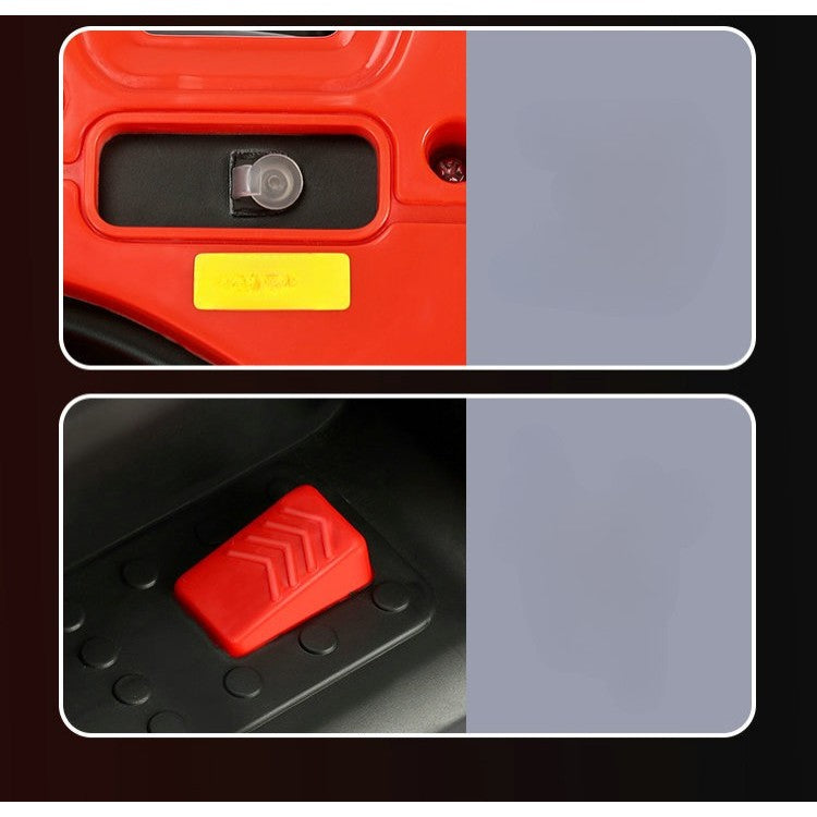 ATV Electric pentru Copii, 4 Roți, Sistem Anti-Răsturnare, Lumini și Sunet, 2-5 Ani, Roșu