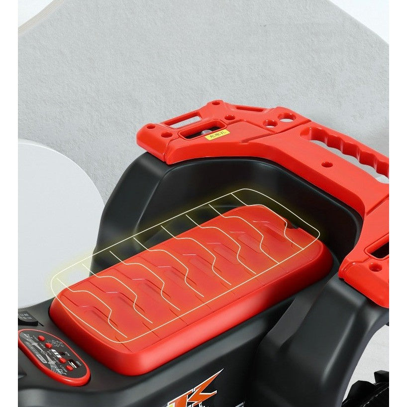 ATV Electric pentru Copii, 4 Roți, Sistem Anti-Răsturnare, Lumini și Sunet, 2-5 Ani, Roșu