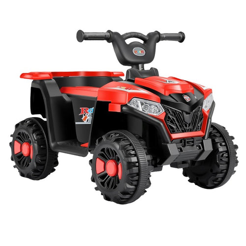 ATV Electric pentru Copii, 4 Roți, Sistem Anti-Răsturnare, Lumini și Sunet, 2-5 Ani, Roșu