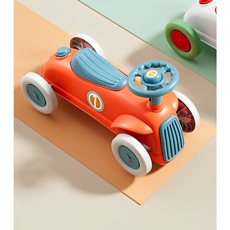 Masinuta Ride-ON, cu Sistem Anti-Rasturnare, Claxon pe Volan, 1-6 Ani, 60 x 28 x 34 cm