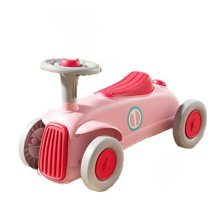 Masinuta Ride-ON, cu Sistem Anti-Rasturnare, Claxon pe Volan, 1-6 Ani, 60 x 28 x 34 cm
