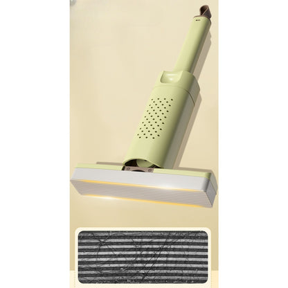 Mini Mop, selexmo, Pentru Uz Casnic, Sistem Autostoarcere, Portabil, Mop cu Burete, Rotire 180°,15 x 27.5 cm, Verde