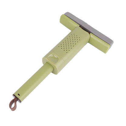 Mini Mop, selexmo, Pentru Uz Casnic, Sistem Autostoarcere, Portabil, Mop cu Burete, Rotire 180°,15 x 27.5 cm, Verde