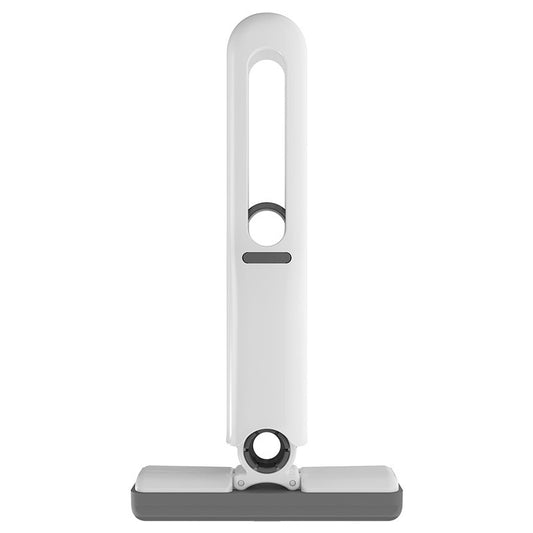 Mop de Mana selexmo, Mini-Portabil, cu Sistem de Stoarcere, Dispozitiv de Curatat Manual, cu Burete Absorbant, din PVA, 29.5 x 15.5 cm, 2 Rezerve, Alb
