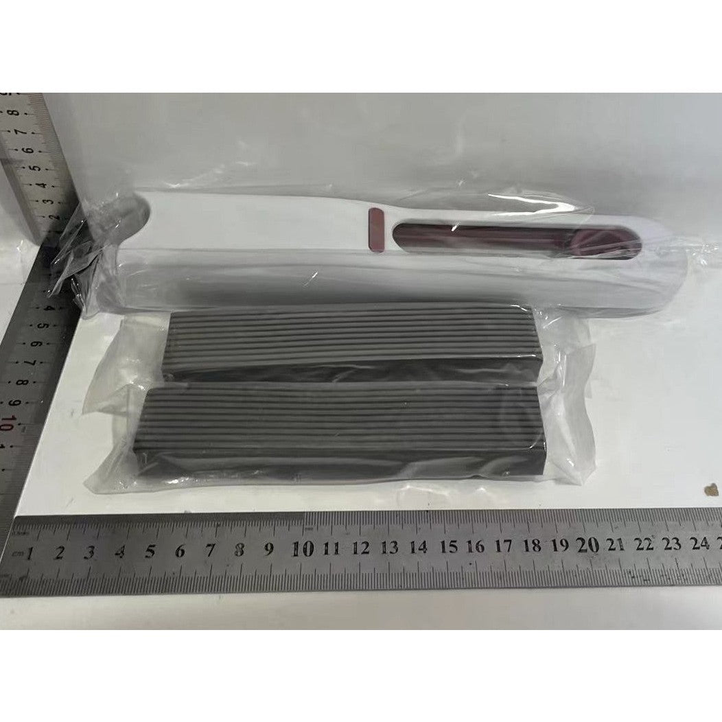Mop de Mana selexmo, Mini-Portabil, cu Sistem de Stoarcere, Dispozitiv de Curatat Manual, cu Burete Absorbant, din PVA, 29.5 x 15.5 cm, 2 Rezerve, Alb