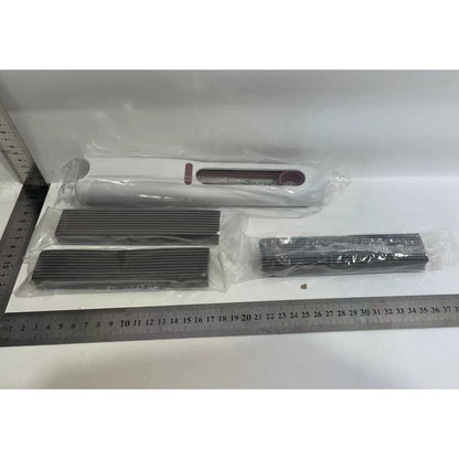 Mop de Mana selexmo, Mini-Portabil, cu Sistem de Stoarcere, Dispozitiv de Curatat Manual, cu Burete Absorbant, din PVA, 29.5 x 15.5 cm, 3 Rezerve, Alb