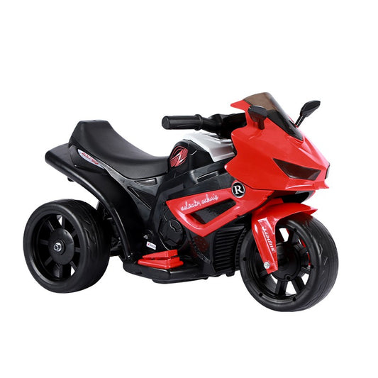 Motocicletă Electrică cu 3 Roți pentru Copii - Anti-Răsturnare, Lumini și Sunete, Off-Road, 66x34x43 cm