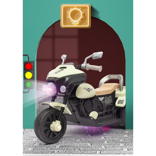 Motocicleta Electrica, cu Acumulator, cu Sistem Anti-Rasturnare - 1-8 Ani