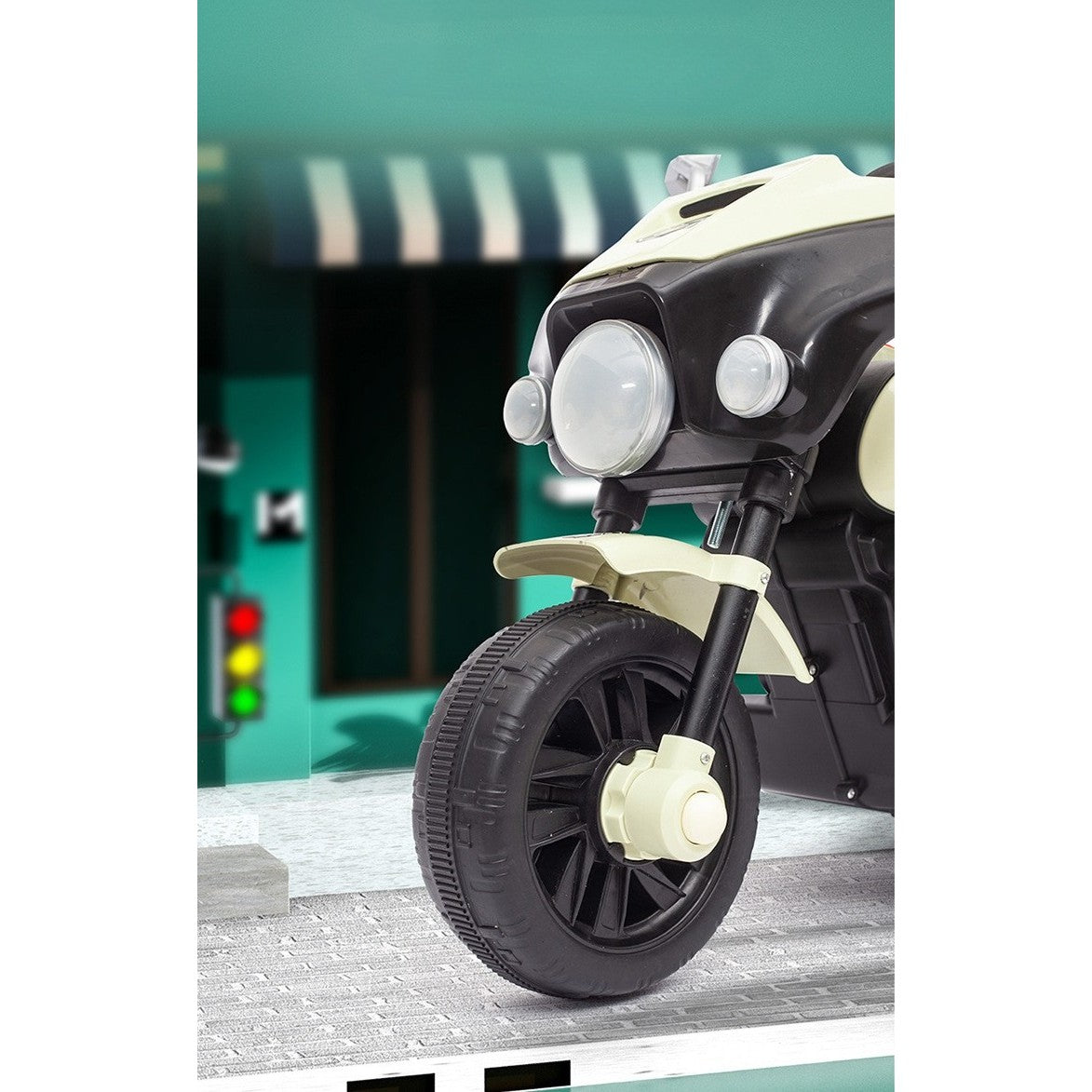 Motocicleta Electrica, cu Acumulator, cu Sistem Anti-Rasturnare - 1-8 Ani