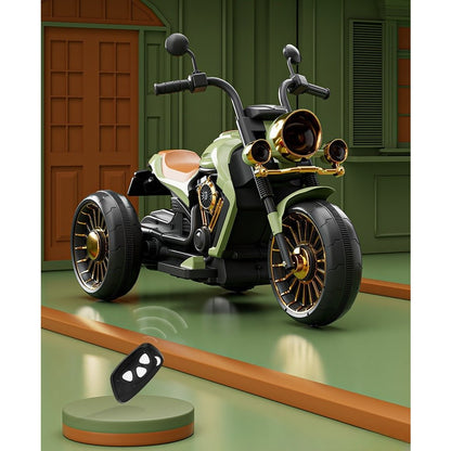 MOTOCICLETA ELECTRICA, CU ACUMULATOR, TELECOMANDA, BLUETOOTH, SISTEM ANTI-RASTURNARE, SISTEM DE LUMINI SI SUNET, 1-8 ANI