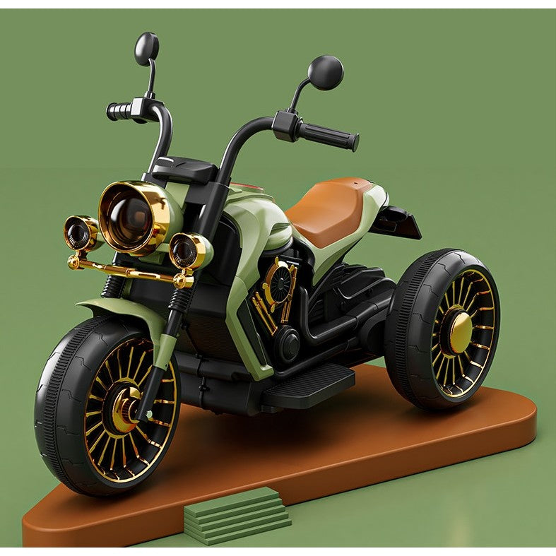 MOTOCICLETA ELECTRICA, CU ACUMULATOR, TELECOMANDA, BLUETOOTH, SISTEM ANTI-RASTURNARE, SISTEM DE LUMINI SI SUNET, 1-8 ANI