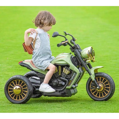 MOTOCICLETA ELECTRICA, CU ACUMULATOR, TELECOMANDA, BLUETOOTH, SISTEM ANTI-RASTURNARE, SISTEM DE LUMINI SI SUNET, 1-8 ANI
